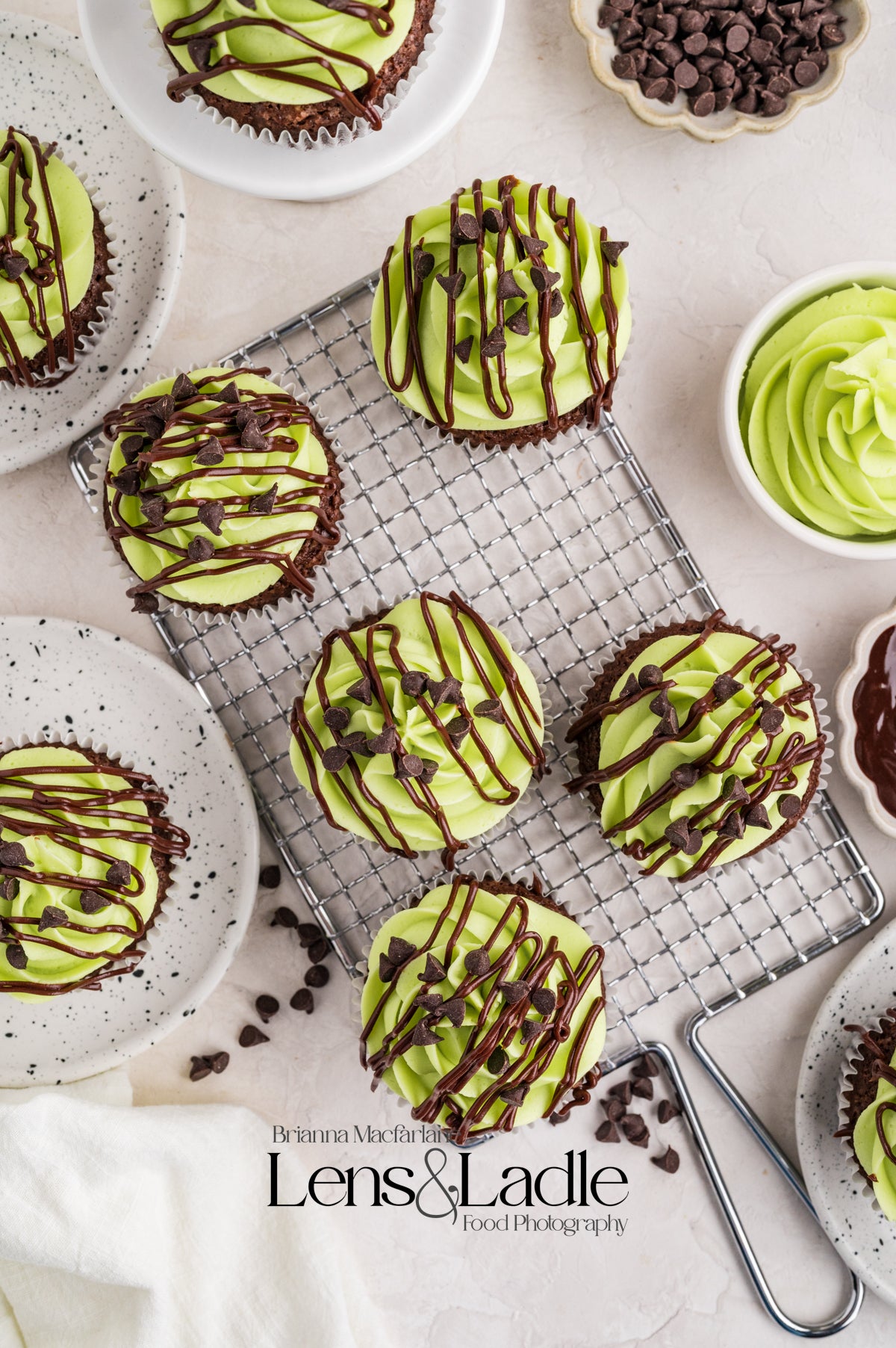 Mint Chocolate Cupcakes- Exclusive Recipe Set