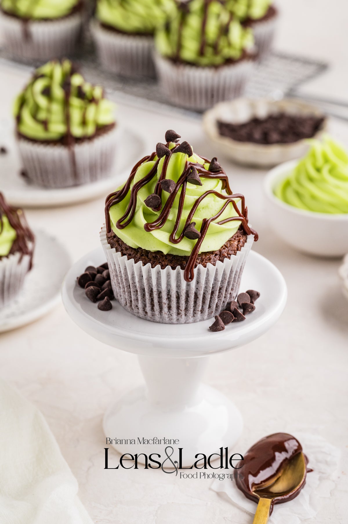 Mint Chocolate Cupcakes- Exclusive Recipe Set