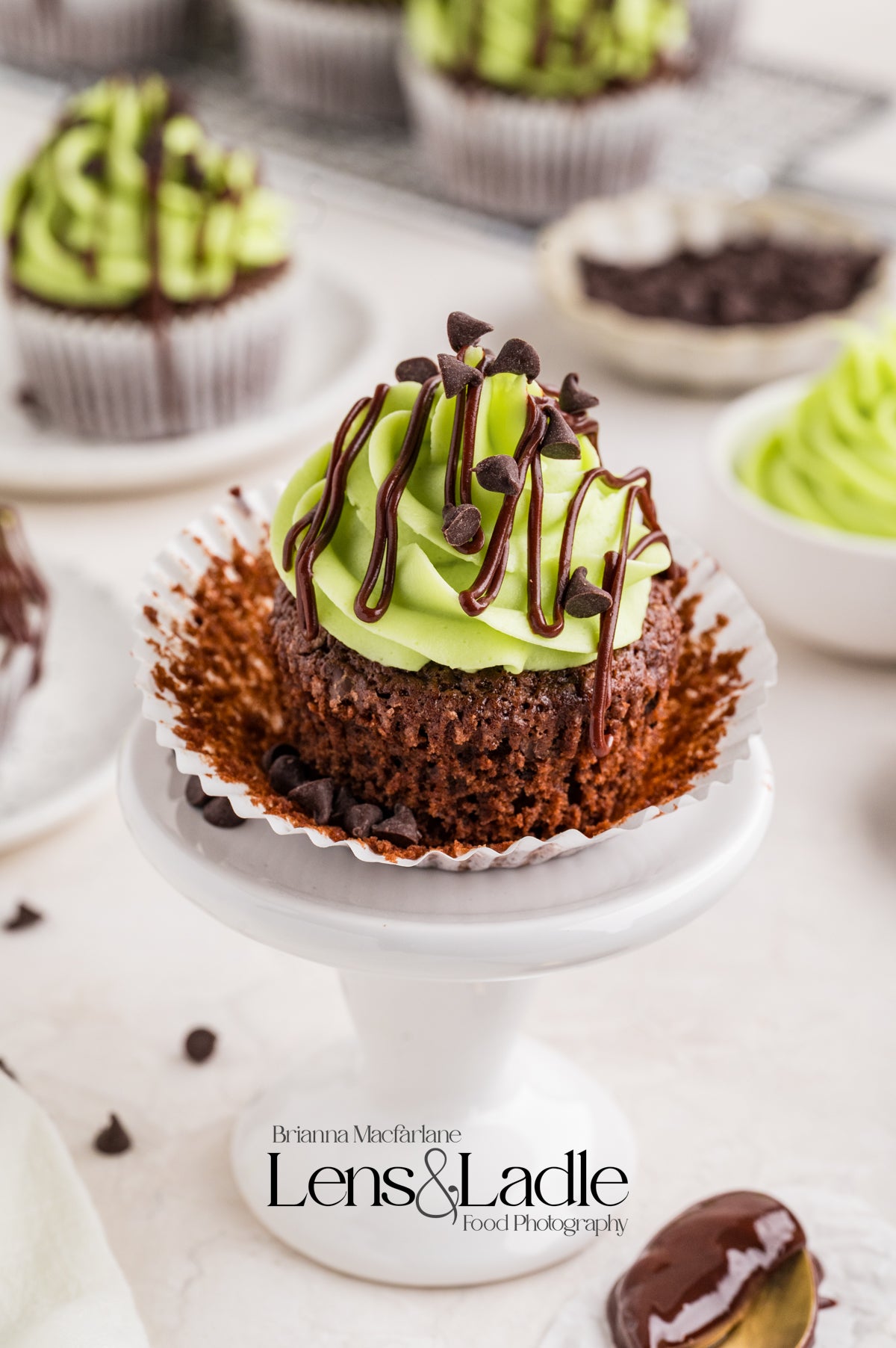 Mint Chocolate Cupcakes- Exclusive Recipe Set