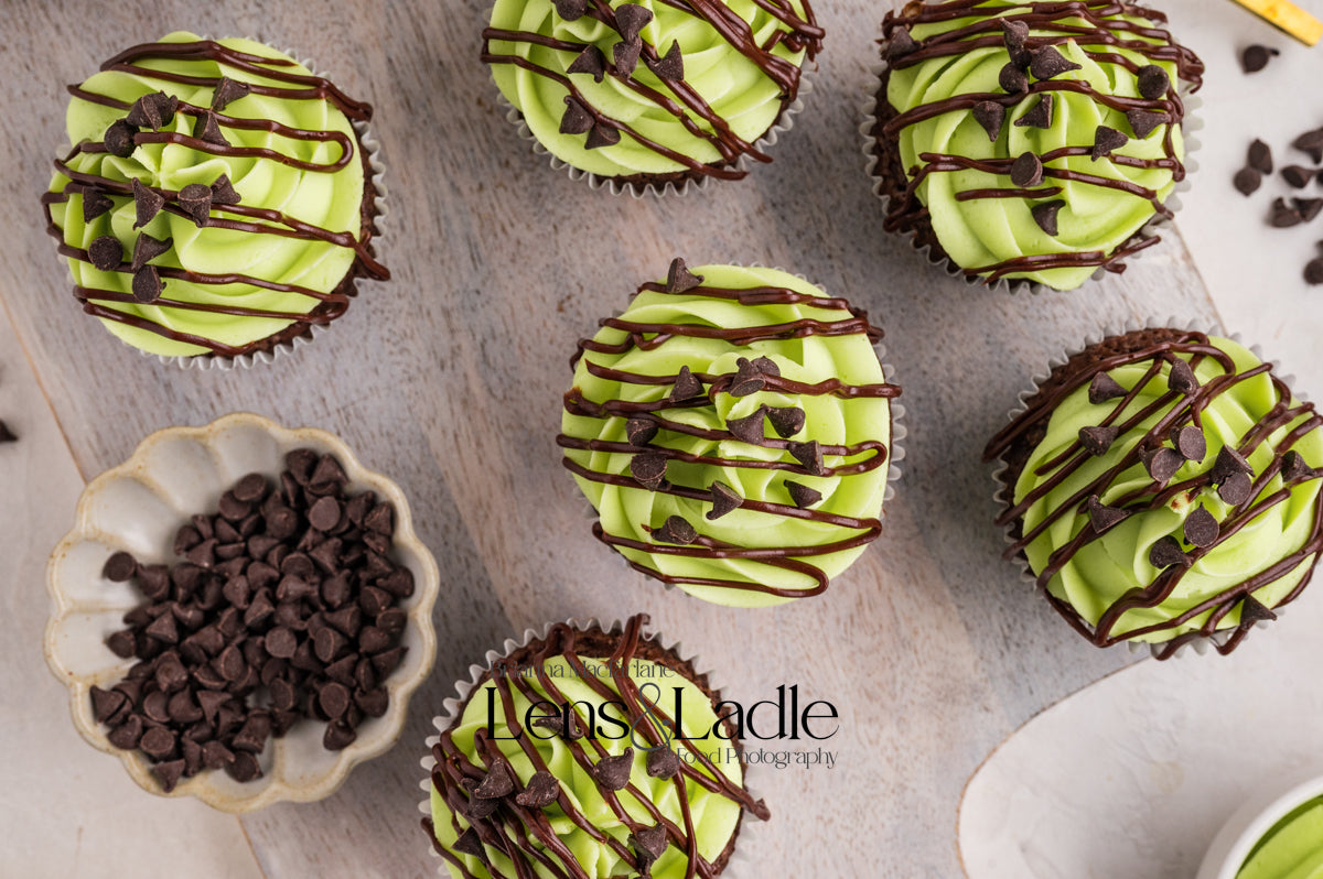 Mint Chocolate Cupcakes- Exclusive Recipe Set