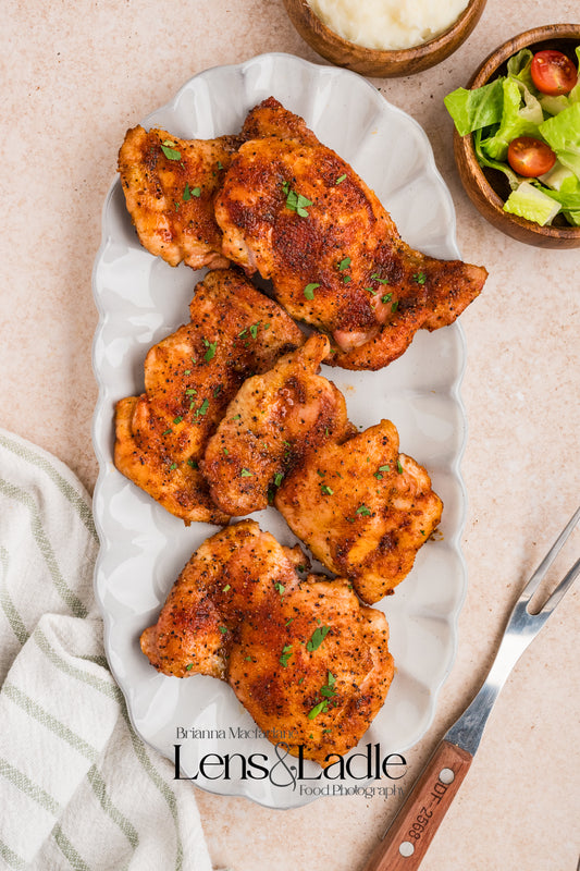 Smoked Chicken Thighs- Exclusive Recipe Set