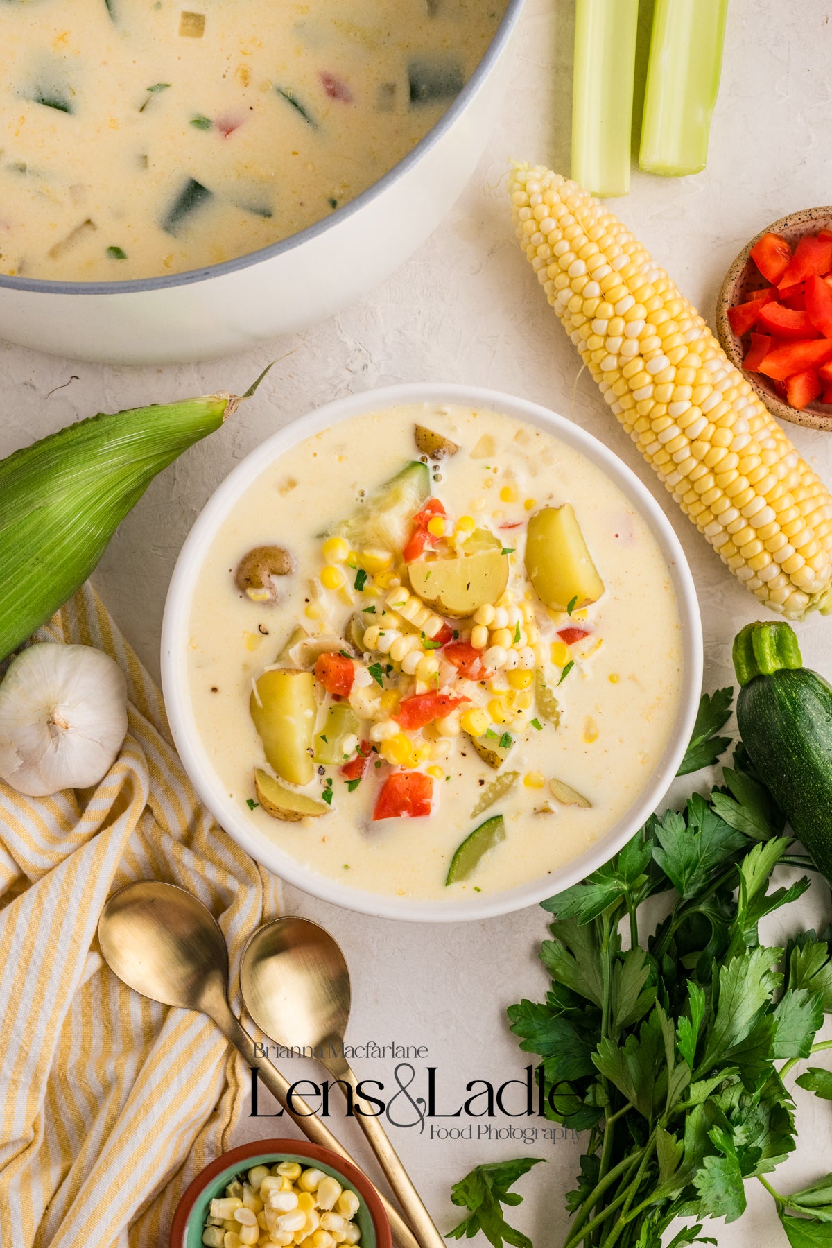 Summer Corn Chowder- Exclusive Recipe Set