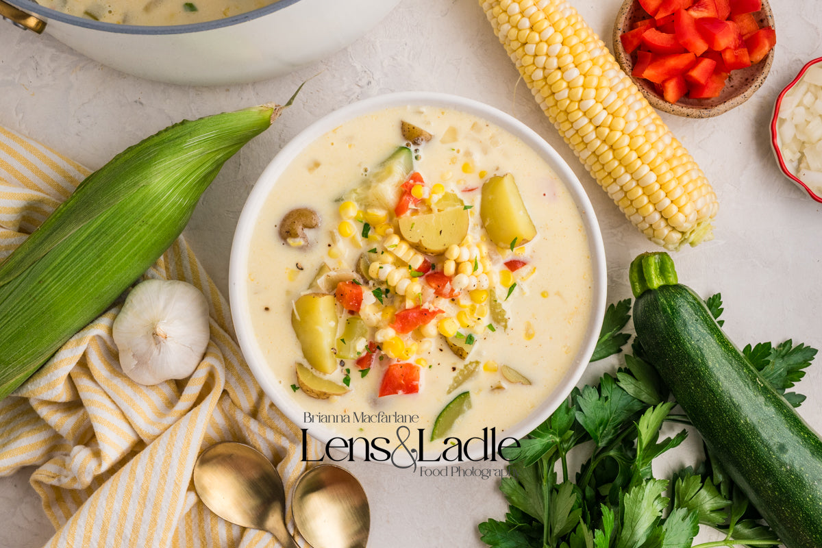 Summer Corn Chowder- Exclusive Recipe Set