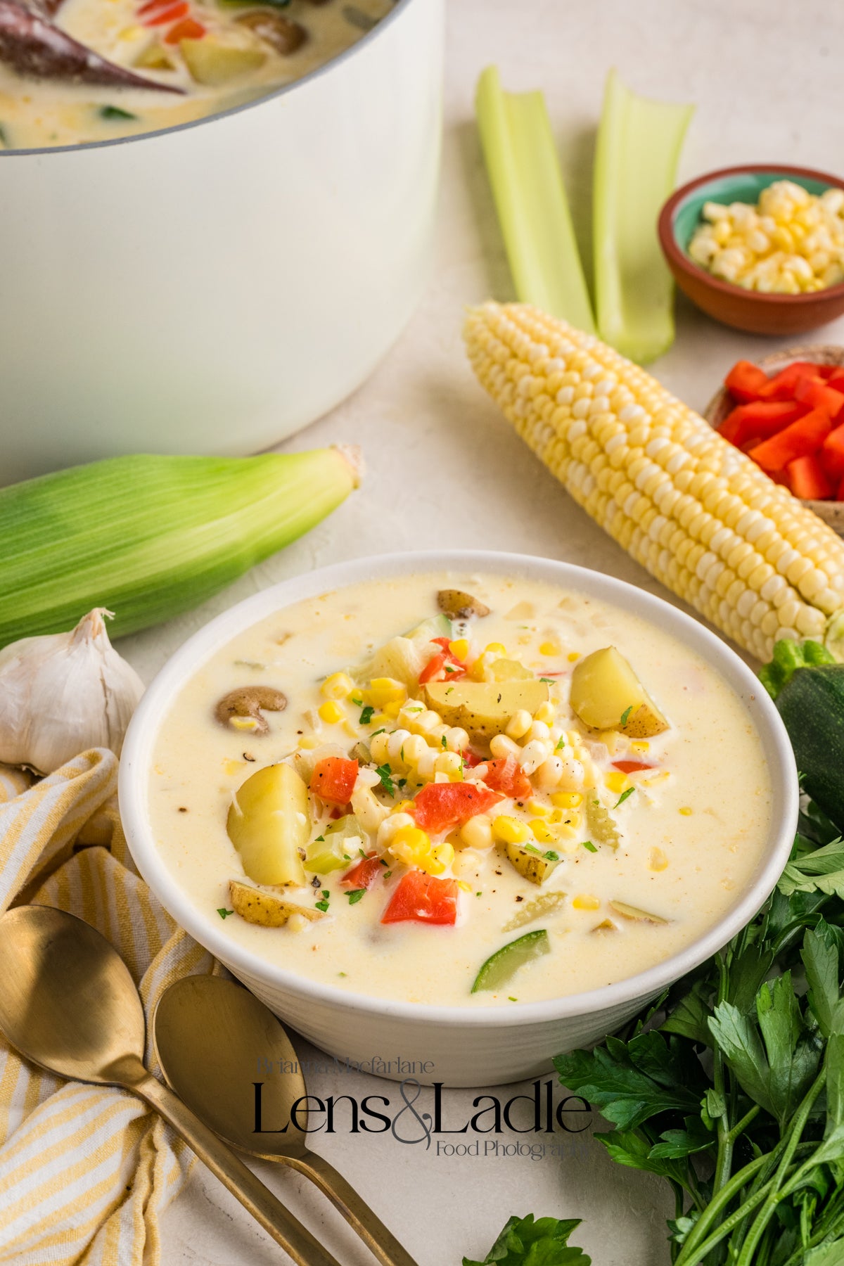 Summer Corn Chowder- Exclusive Recipe Set