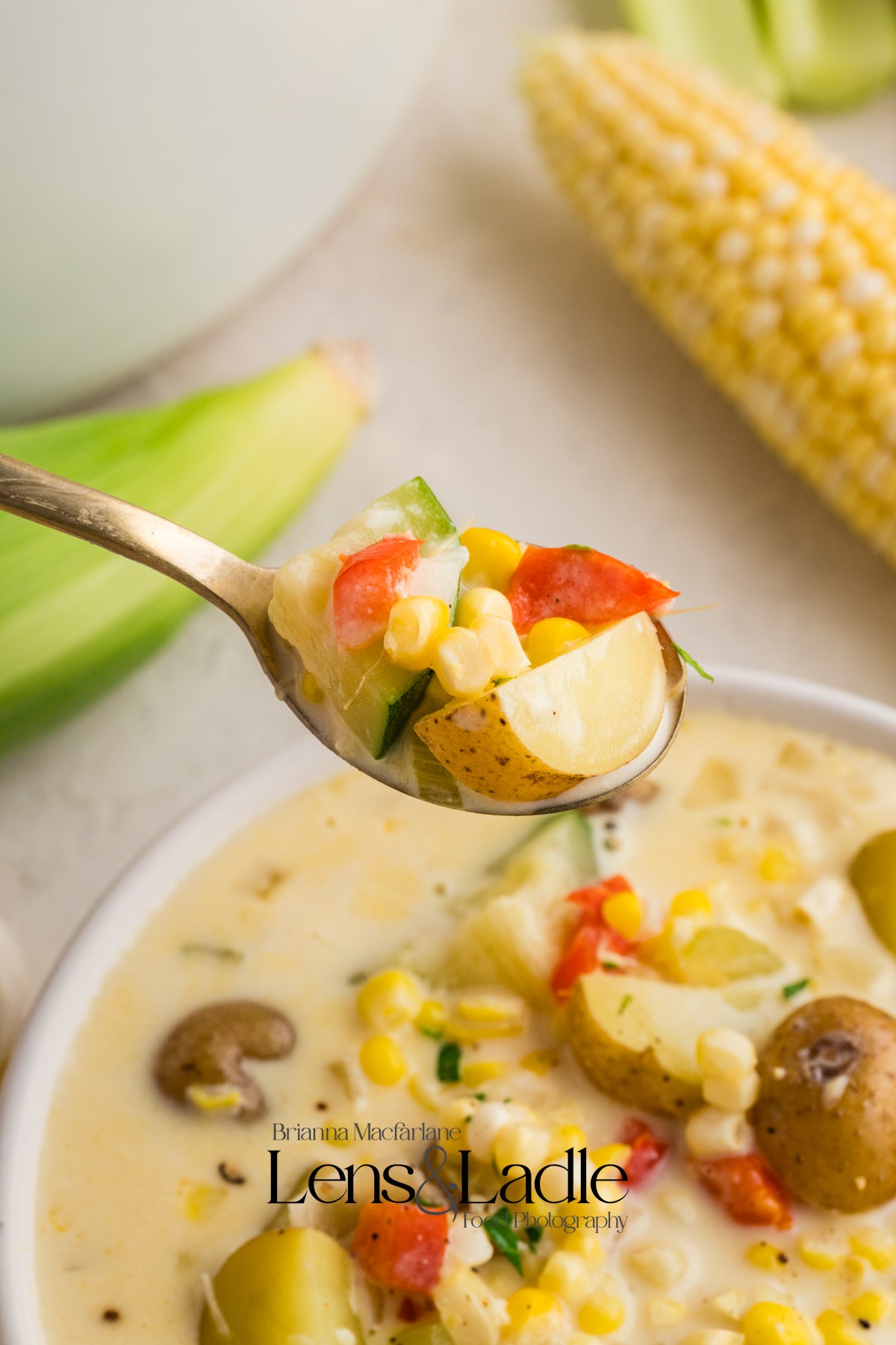 Summer Corn Chowder- Exclusive Recipe Set