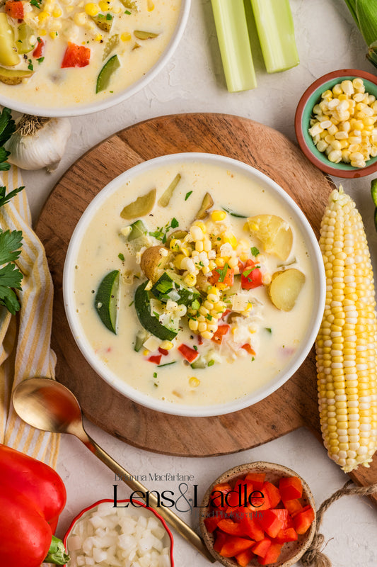 Summer Corn Chowder- Exclusive Recipe Set