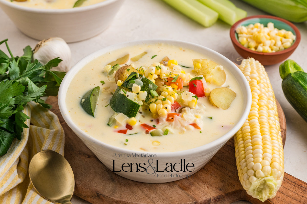 Summer Corn Chowder- Exclusive Recipe Set