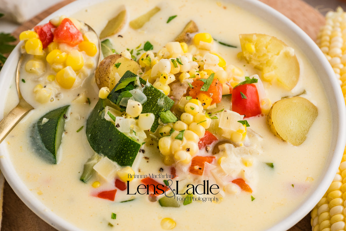 Summer Corn Chowder- Exclusive Recipe Set