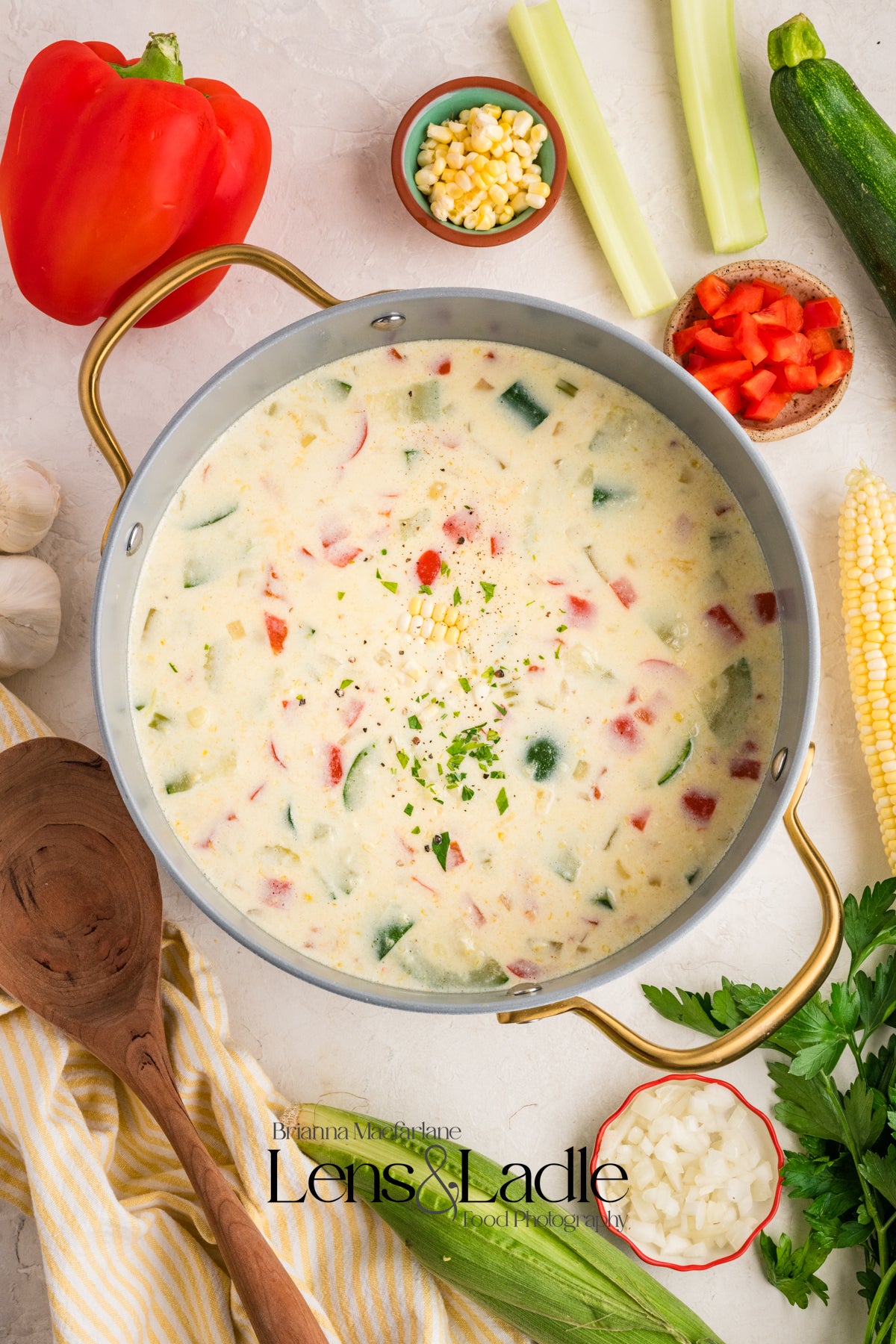 Summer Corn Chowder- Exclusive Recipe Set