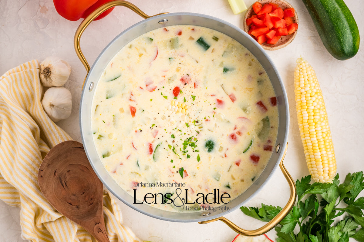 Summer Corn Chowder- Exclusive Recipe Set