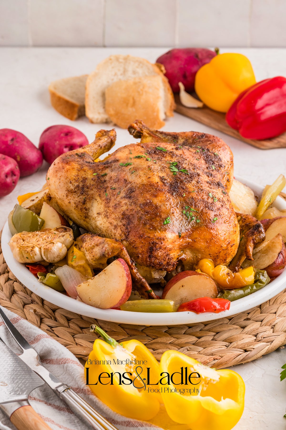 Whole Roasted Cajun Chicken- Exclusive Recipe Set