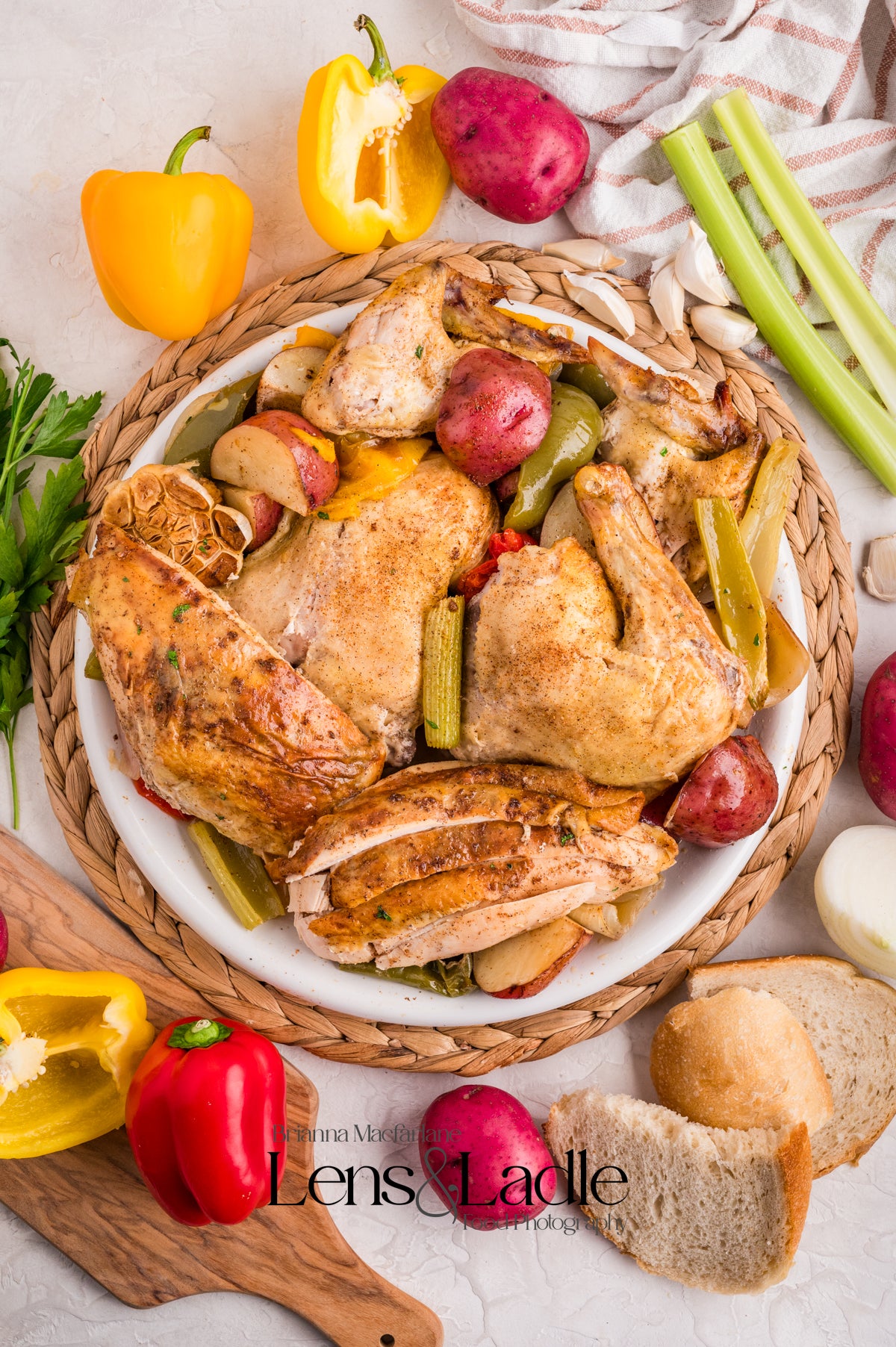 Whole Roasted Cajun Chicken- Exclusive Recipe Set