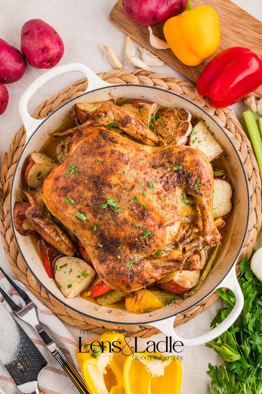 Whole Roasted Cajun Chicken- Exclusive Recipe Set